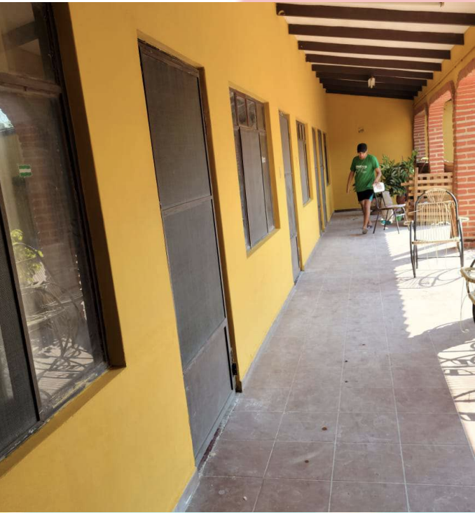 The freshly painted MMSF house in Santa Cruz