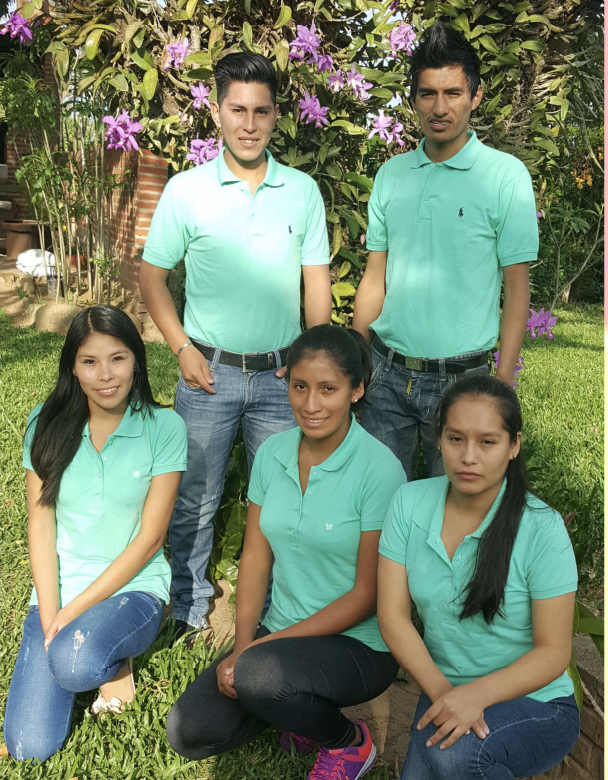 Current MMSF Scholars (clockwise): Angelo Olivera (civil eng.), Jesus Vargas (civil eng.), Dalcy Escobar (nursing), Lucinda Vidal (psychology), and Noelia Soto (accounting)